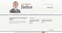 Desktop Screenshot of josemigueljudice-arbitration.com